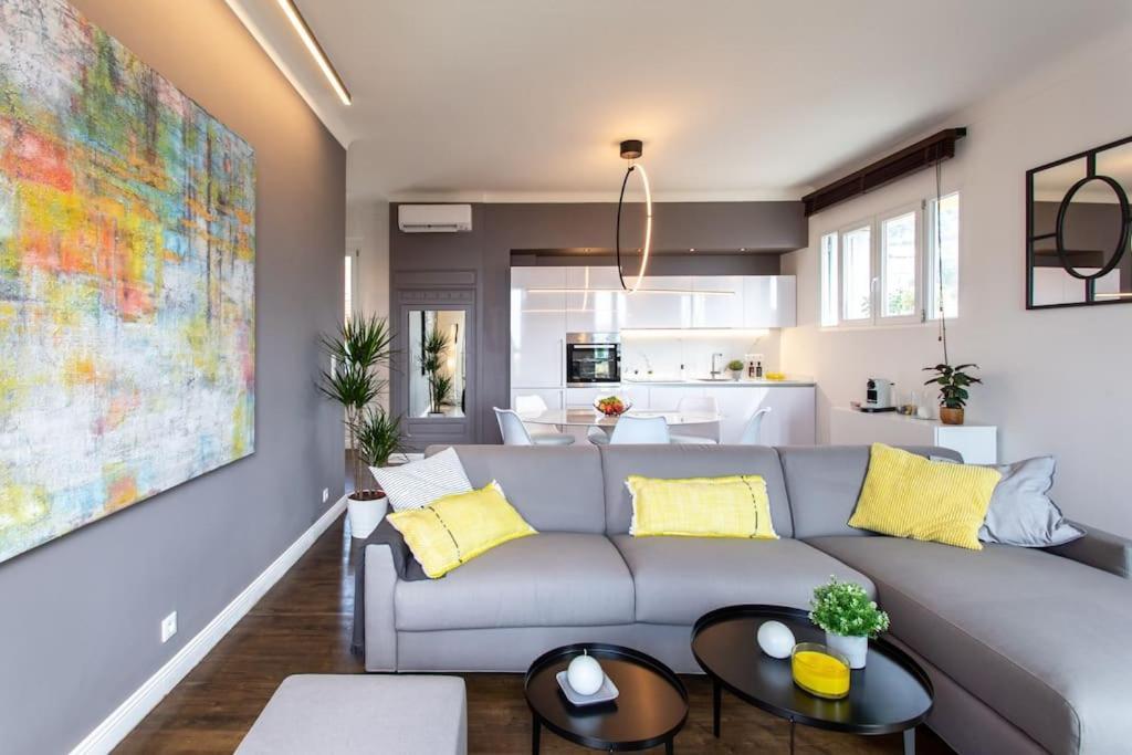 וילפראנש-סור-מר #24 Marie-Claire Suite Sea View/Balcony/Ac/5Min Port מראה חיצוני תמונה
